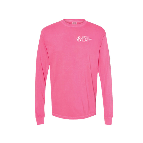 pink long sleeve farm front