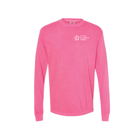 pink long sleeve farm front