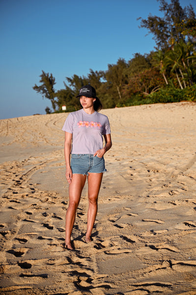 Women's T-Shirt: Pink Plumeria