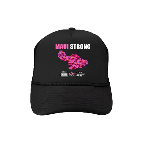 Maui Strong Trucker Hat - Black
