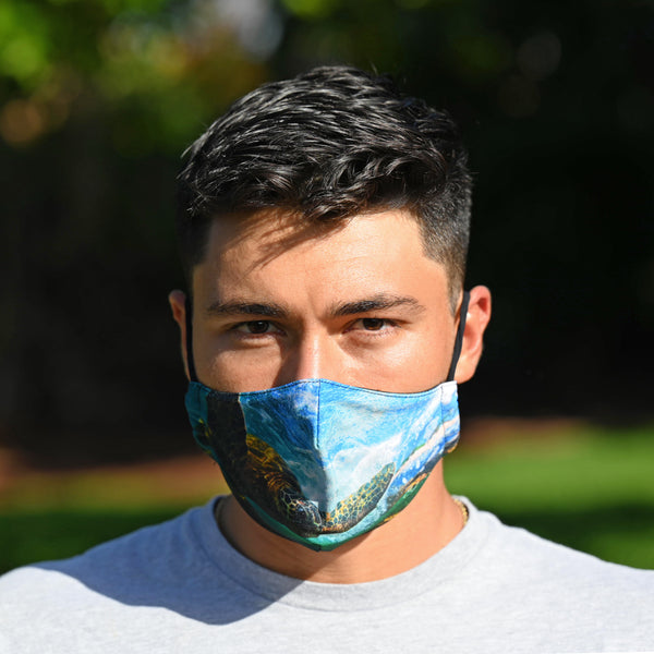 CL Face Mask: Flying Honu