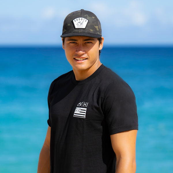 Mens Short Sleeve T-Shirt:  RSI (Black)