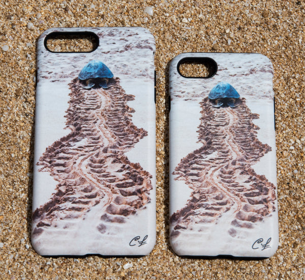 iPhone 7 & 8 Case: Honu Tracks (Matte Finish)
