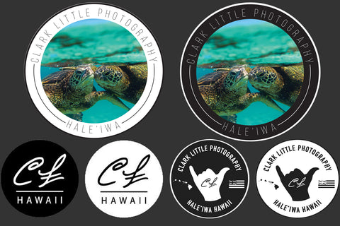 Stickers 6-Pack: Honu Kiss