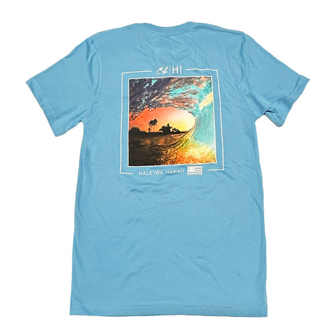 Mens Short Sleeve T-Shirt:  RSI (Ocean Blue)