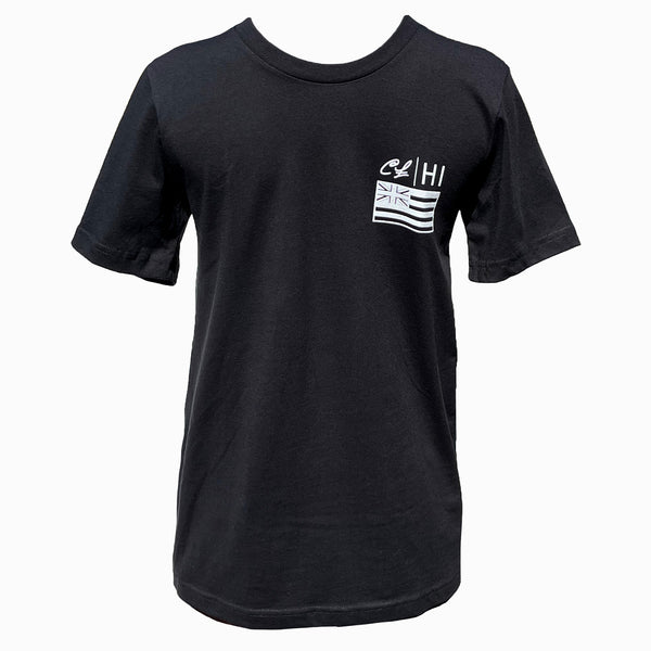 Mens Short Sleeve T-Shirt:  RSI (Black)