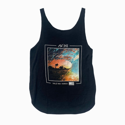 Womens Flowy Side Slit Tank: RSI