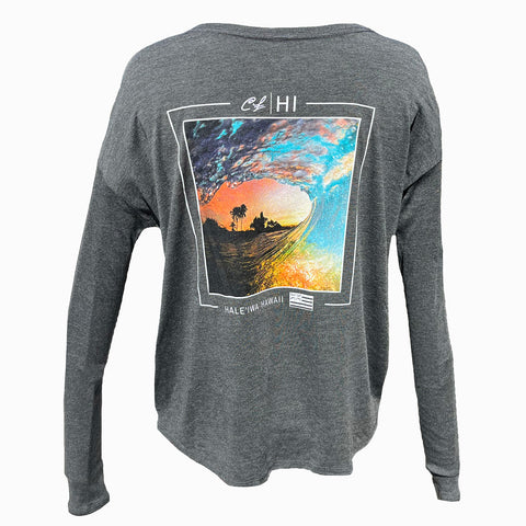 Womens Flowy Ribbed Long Sleeve: RSI