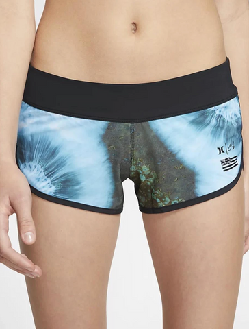 Hurley x Clark Little Women's "Drone" Phantom Beachrider Boardshorts