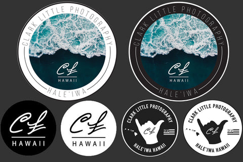 Stickers 6-Pack: White Wash