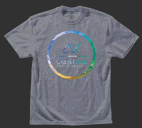Mens T-Shirt: Crystal Circle (athletic heather)