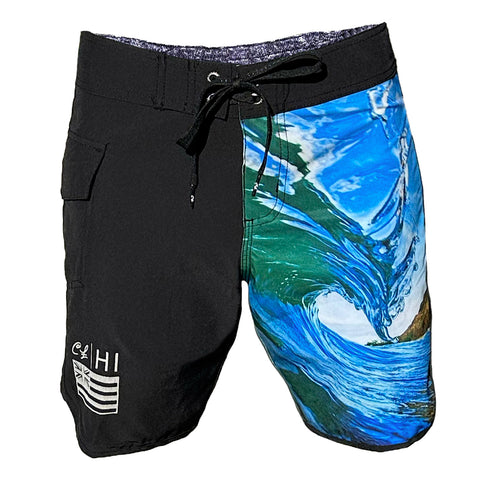 Boardshorts - Glass Lip - Front View