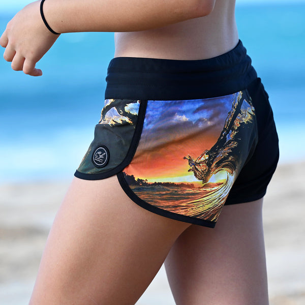 Womens Boardshorts: King Kamehameha