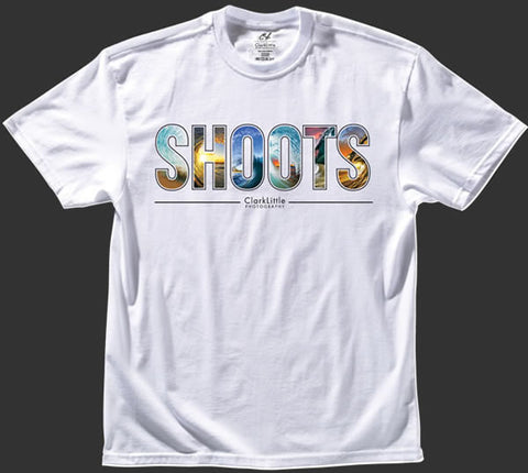 Mens T-Shirt: Shoots (white)