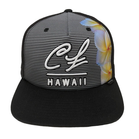 110 Trucker Hat: CL Plumeria