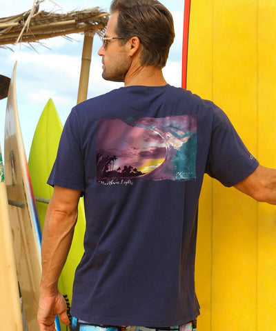 Crazy Shirts Pima T-Shirt: Northern Lights