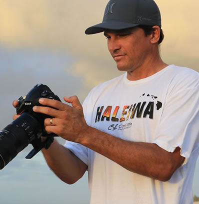 Mens T-Shirt: Haleiwa King Kamehameha (white)