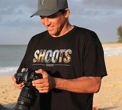 Mens Long Sleeve T-Shirt: King Kamehameha (WHITE) - Clark Little Photography