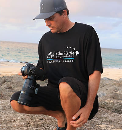 Mens T-Shirt: Signature Haleiwa (black)