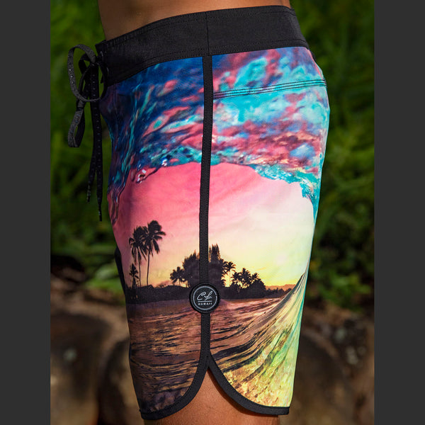 Mens Boardshorts: Rainbow Shave Ice