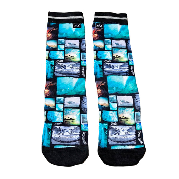 Socks: CL Shorebreak Collage