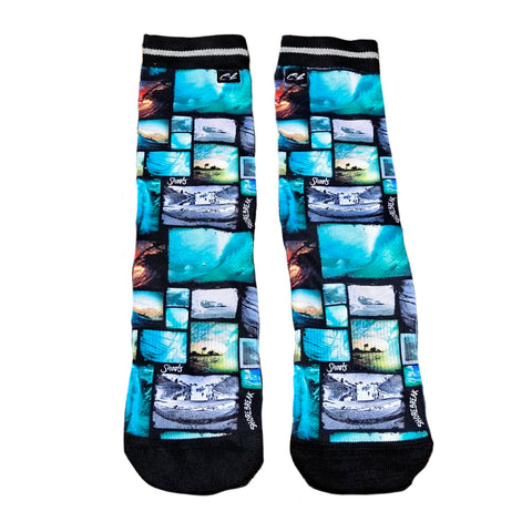 Socks: CL Shorebreak Collage