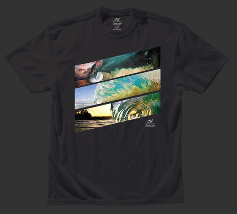 Mens T-Shirt: Split Peak (black)