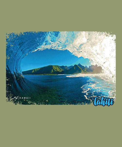 Crazy Shirts Crew T-Shirt: Tahiti