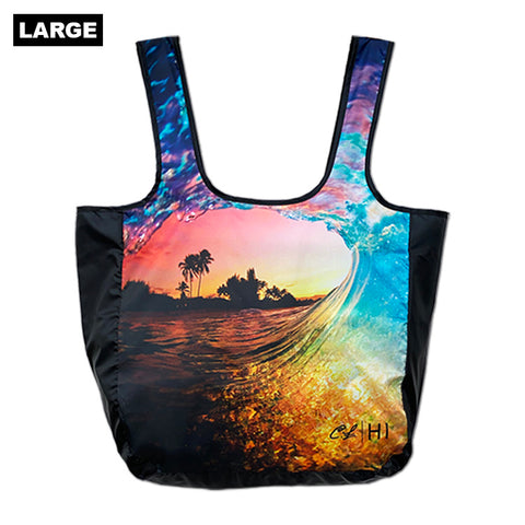 Reusable Tote Bags: Rainbow Shave Ice