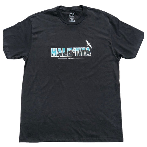 Mens T-Shirt: Haleiwa White Wash